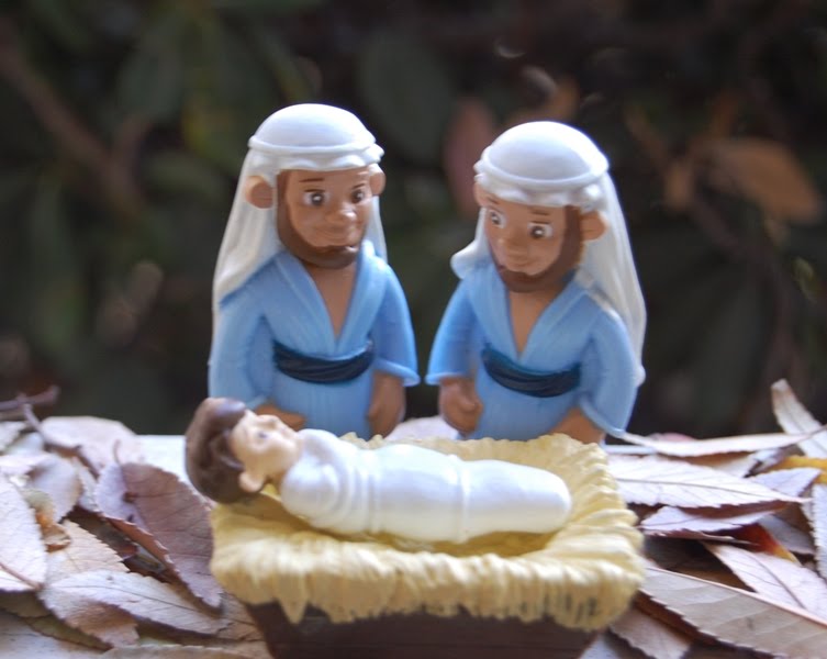 Lesbian and gay Nativity scenes...